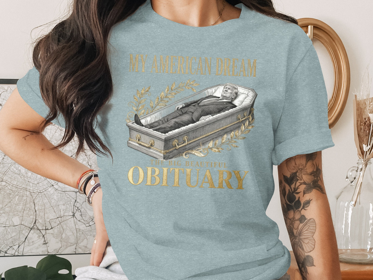 MY AMERICAN DREAM THE BIG BEAUTIFUL OBITUARY design product type