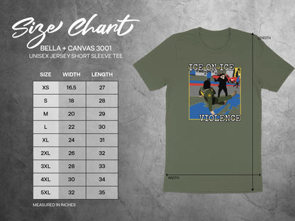 ICE ON ICE Violence Unisex Jersey Short Sleeve Tee