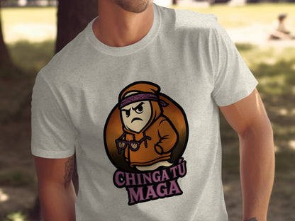 Chinga Tu Maga Graphic Tee with Hoodie Character product type