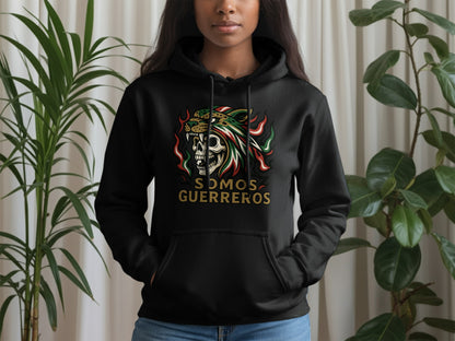 Somos Guerreros Skull Hoodie Artwork Apparel
