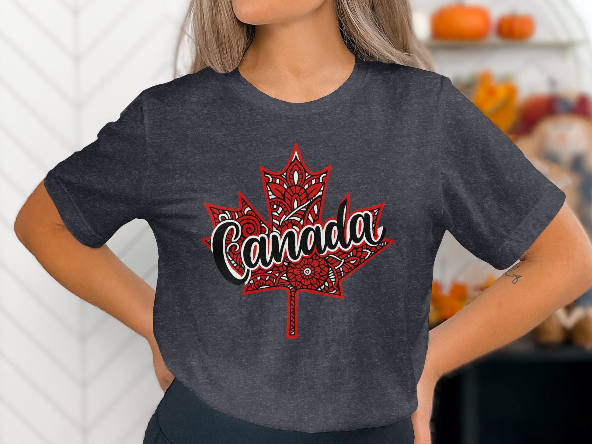 Canada Leaf Design Artistic Graphic Shirt product