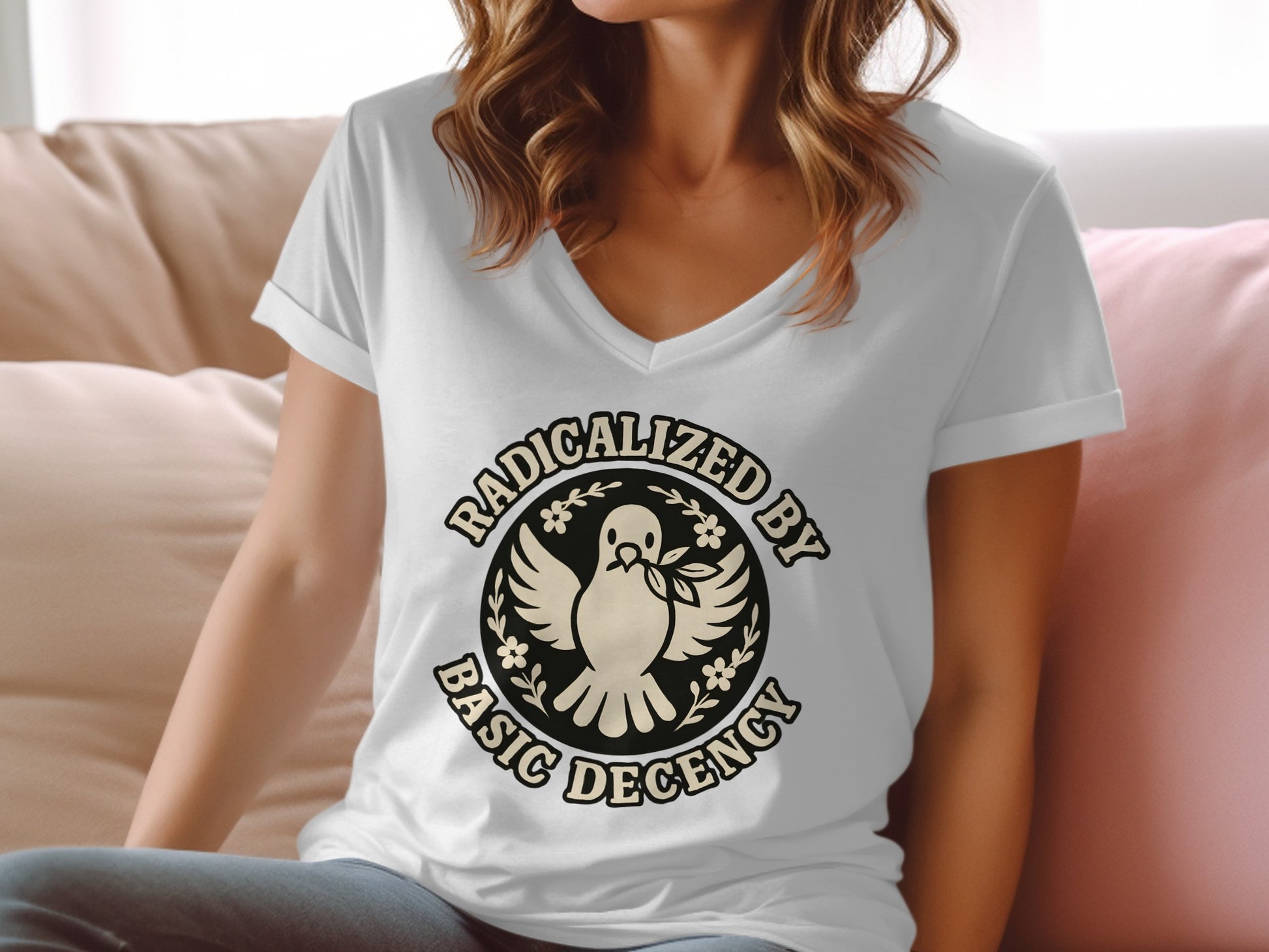 Radicalized By Basic Decency Graphic T-shirt product
