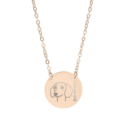Dog Portrait Custom or Personalized Necklace Great Gift