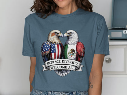 Embrace Diversity Welcome All Graphic T-shirt product type