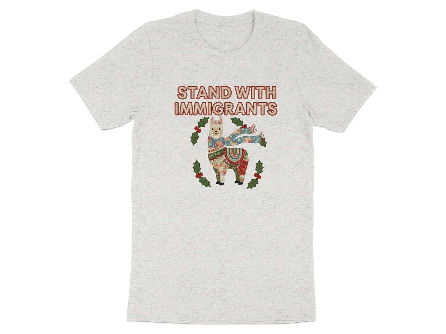 Stand With Immigrants Graphic Apparel Shirt