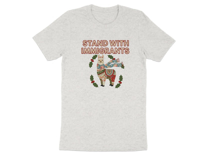 Stand With Immigrants Graphic Apparel Shirt