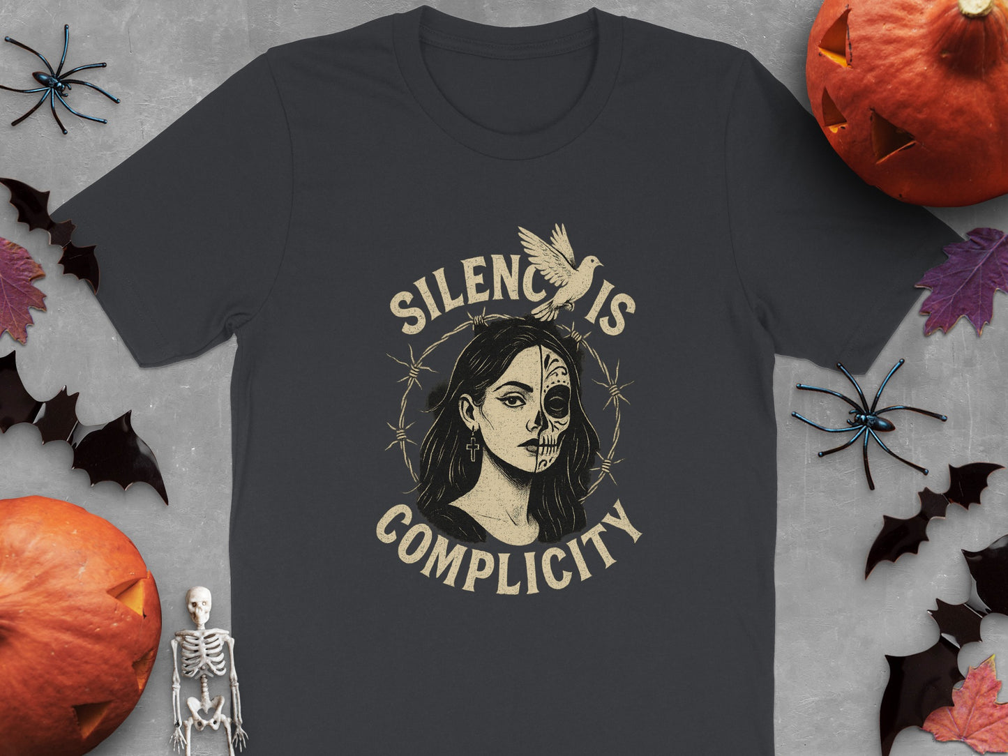 Silence Is Complicity Halloween Themed Shirt Product