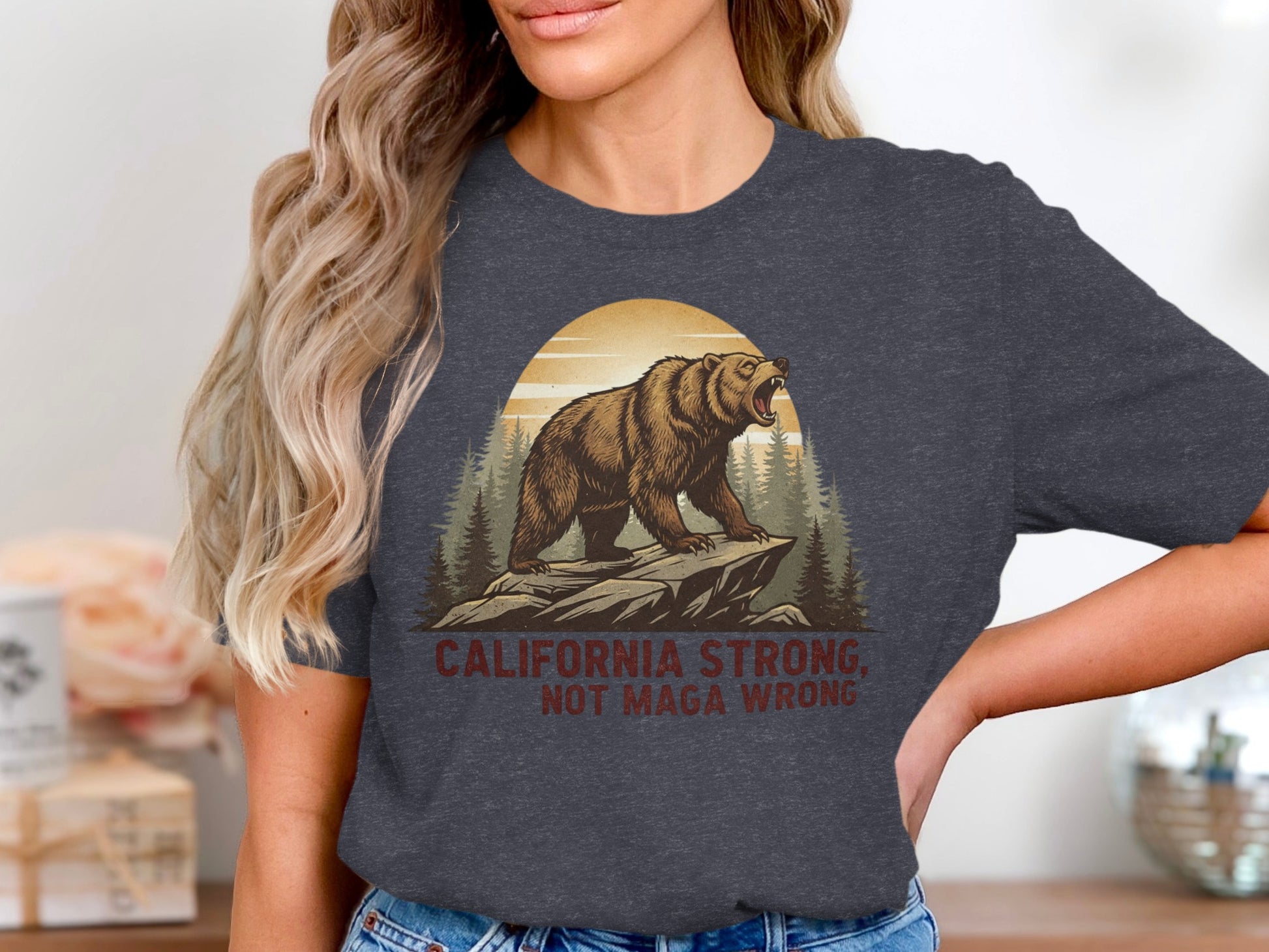 California Strong Not Maga Wrong t-shirt
