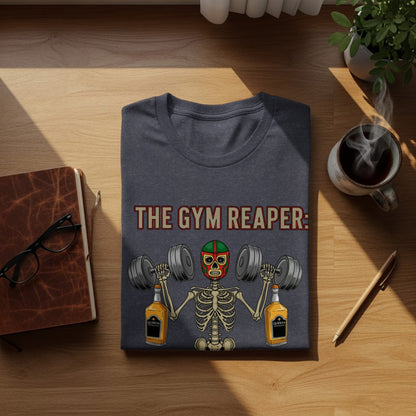 The Gym Reaper Graphic T-shirt Fitness Apparel product