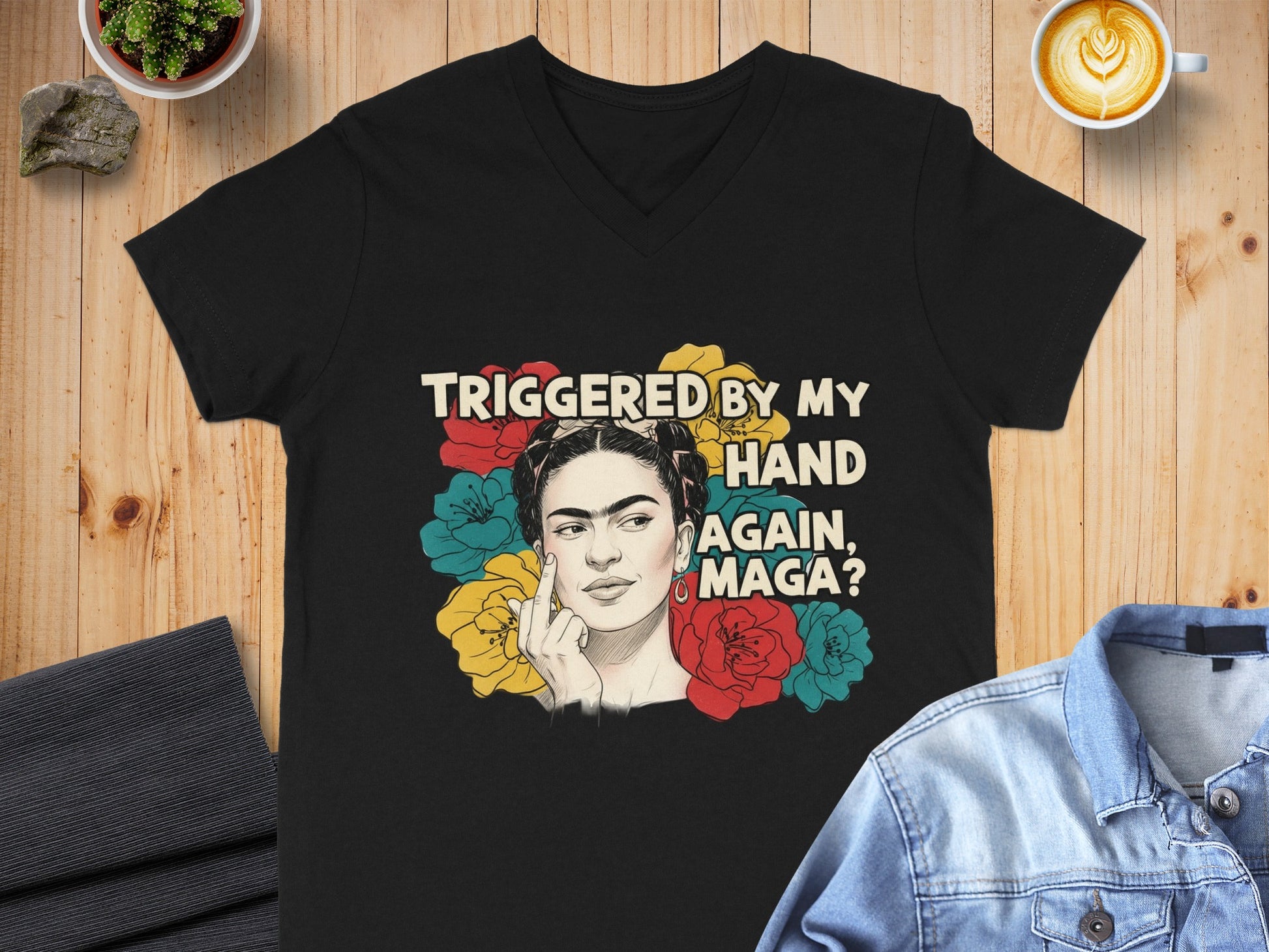 Triggered By My Hand Again Maga Graphic Tee