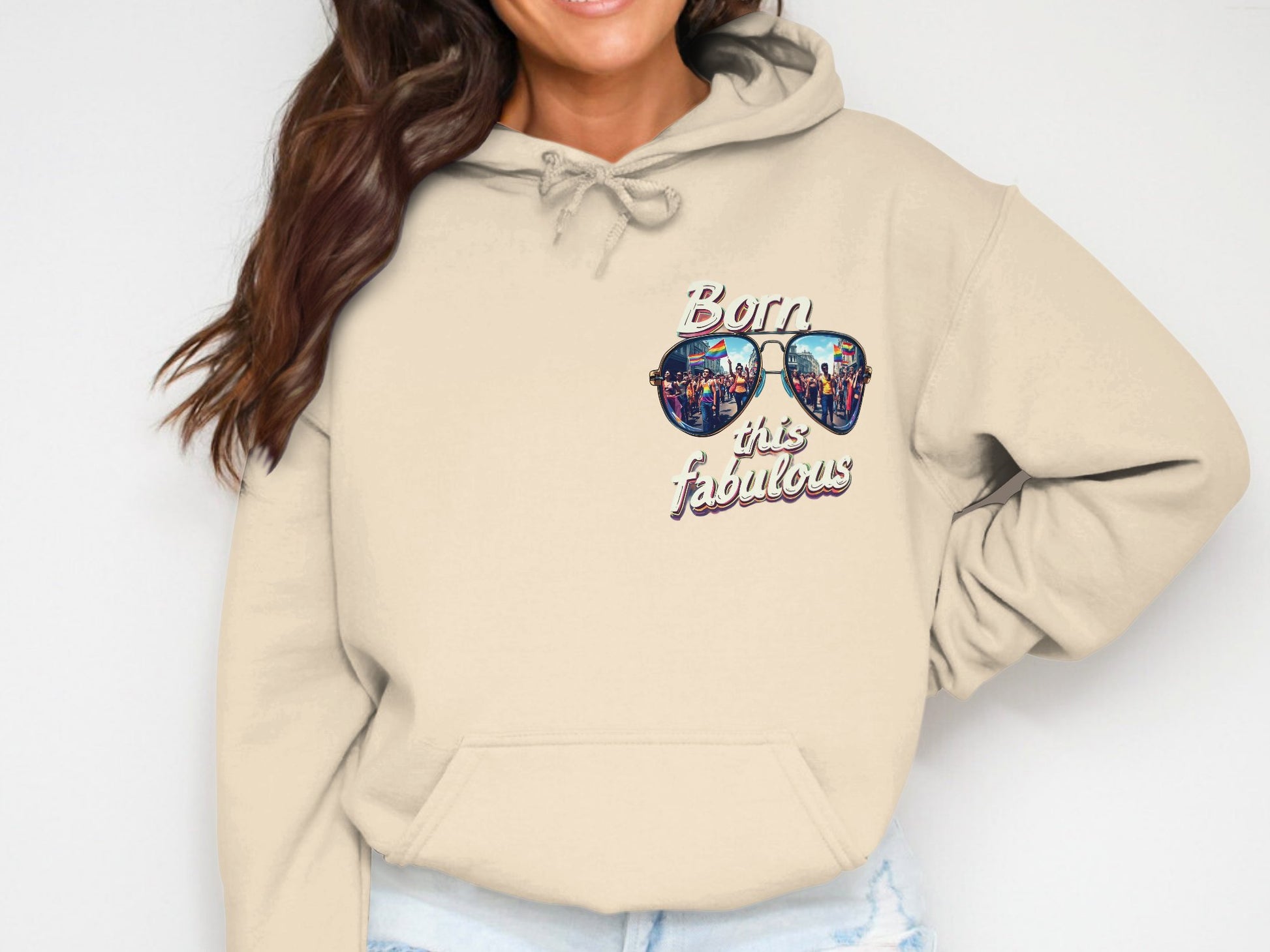 Born This Fabulous Sunglasses Graphic Hoodie product