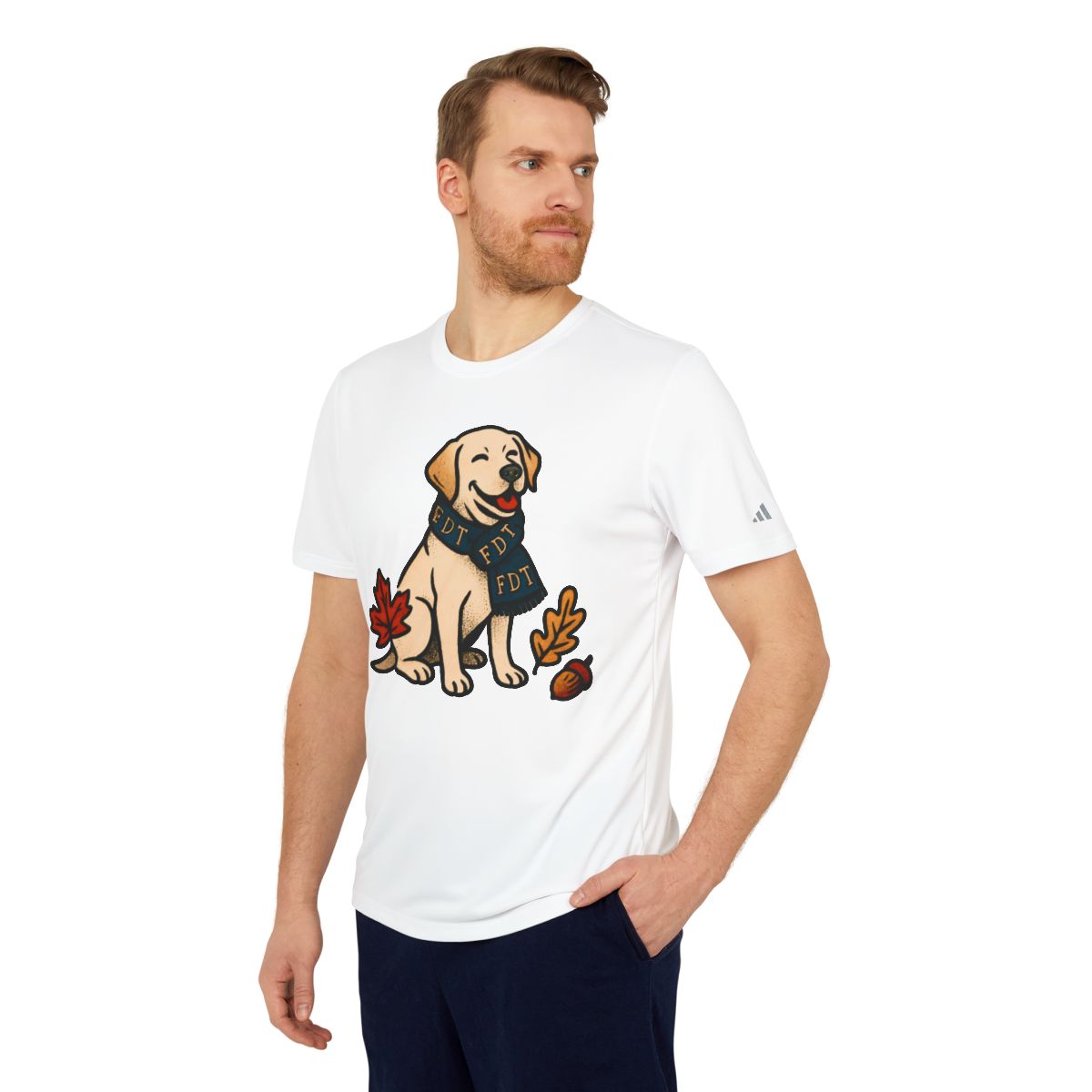 Cute Autumn Puppy Graphic Tee