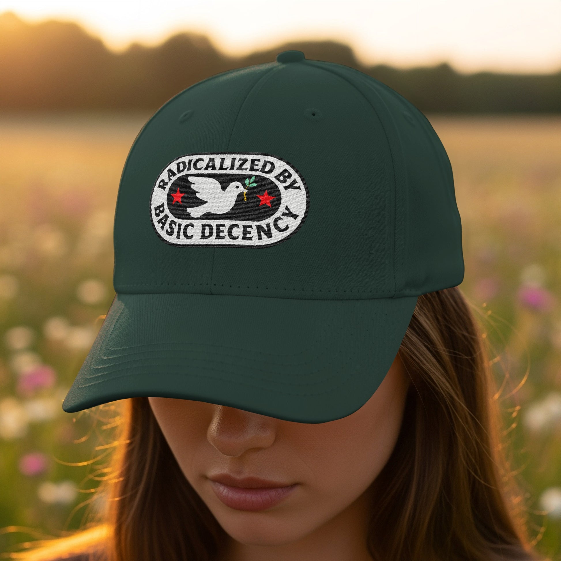 Radicalized by Basic Decency Cap Dark Colored product