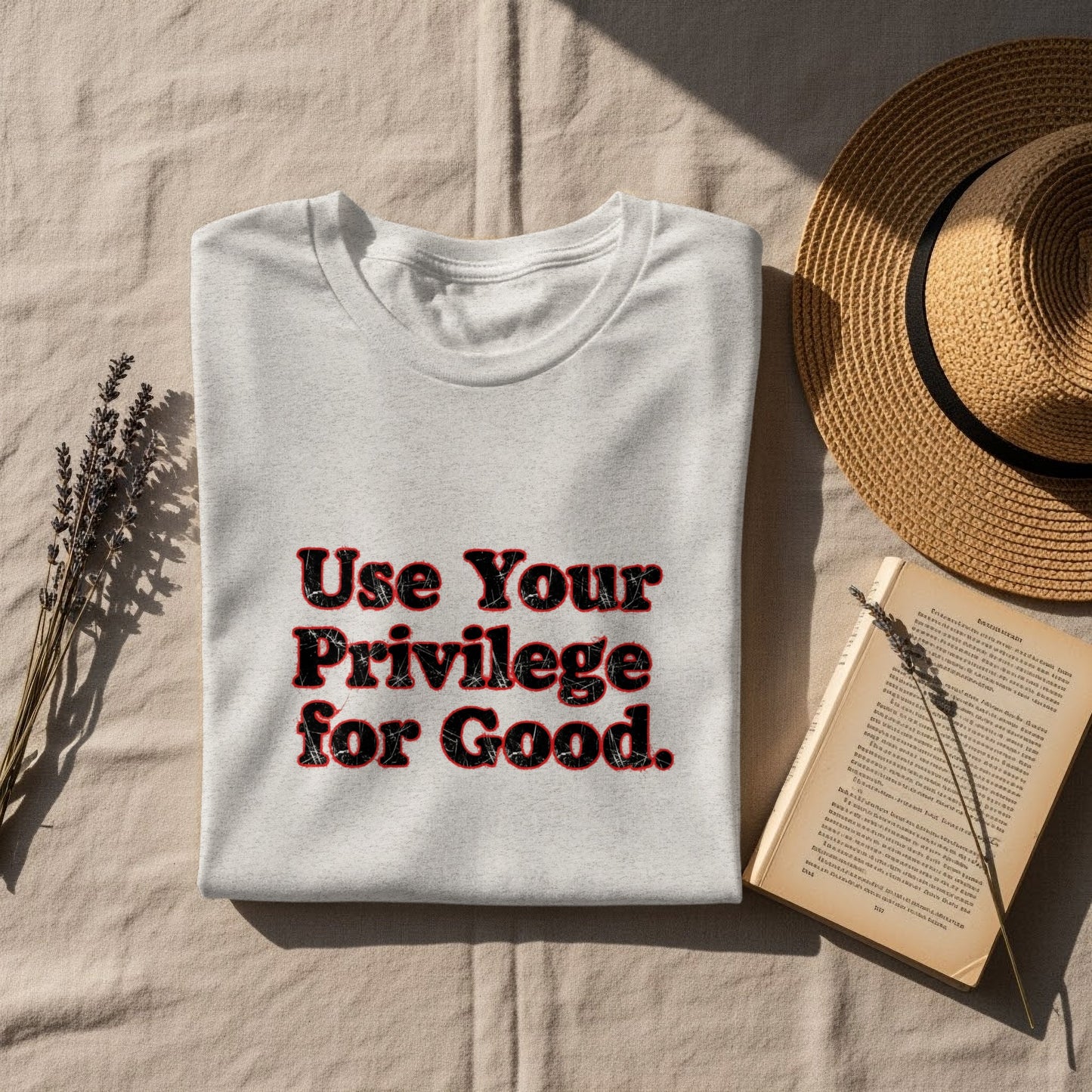 Empowering Statement Graphic Tee for Social Awareness