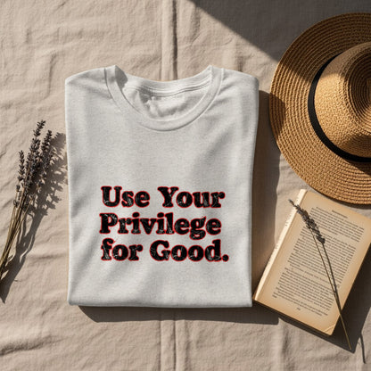 Empowering Statement Graphic Tee for Social Awareness