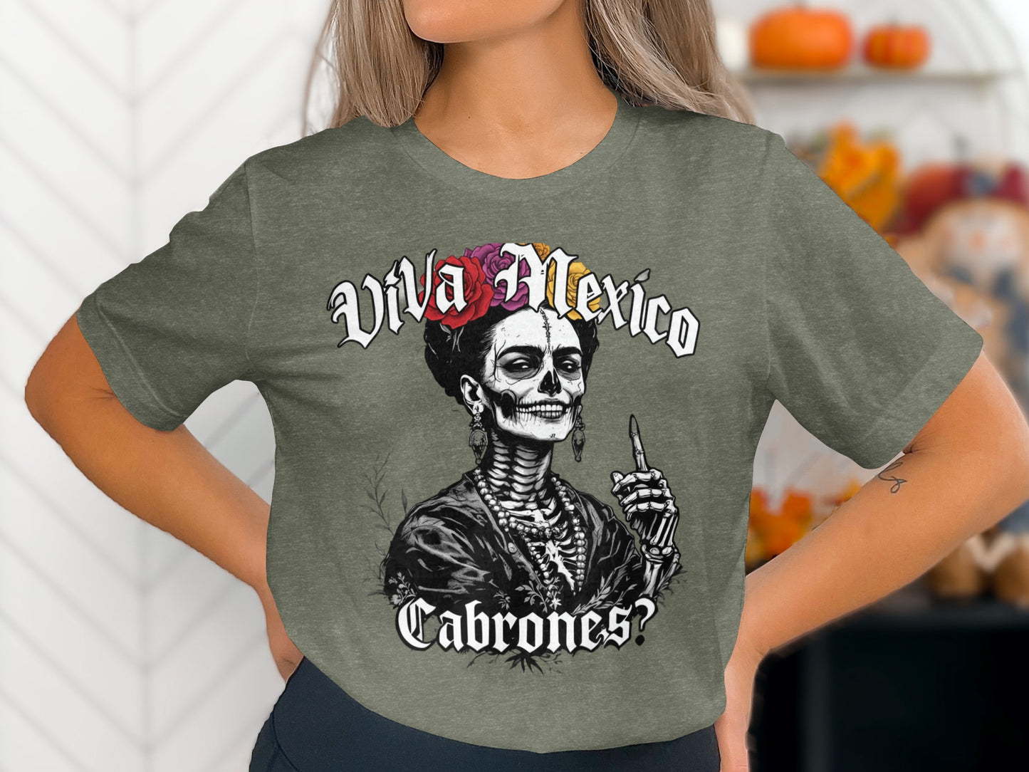Viva Mexico Cabrones Graphic T-Shirt Product