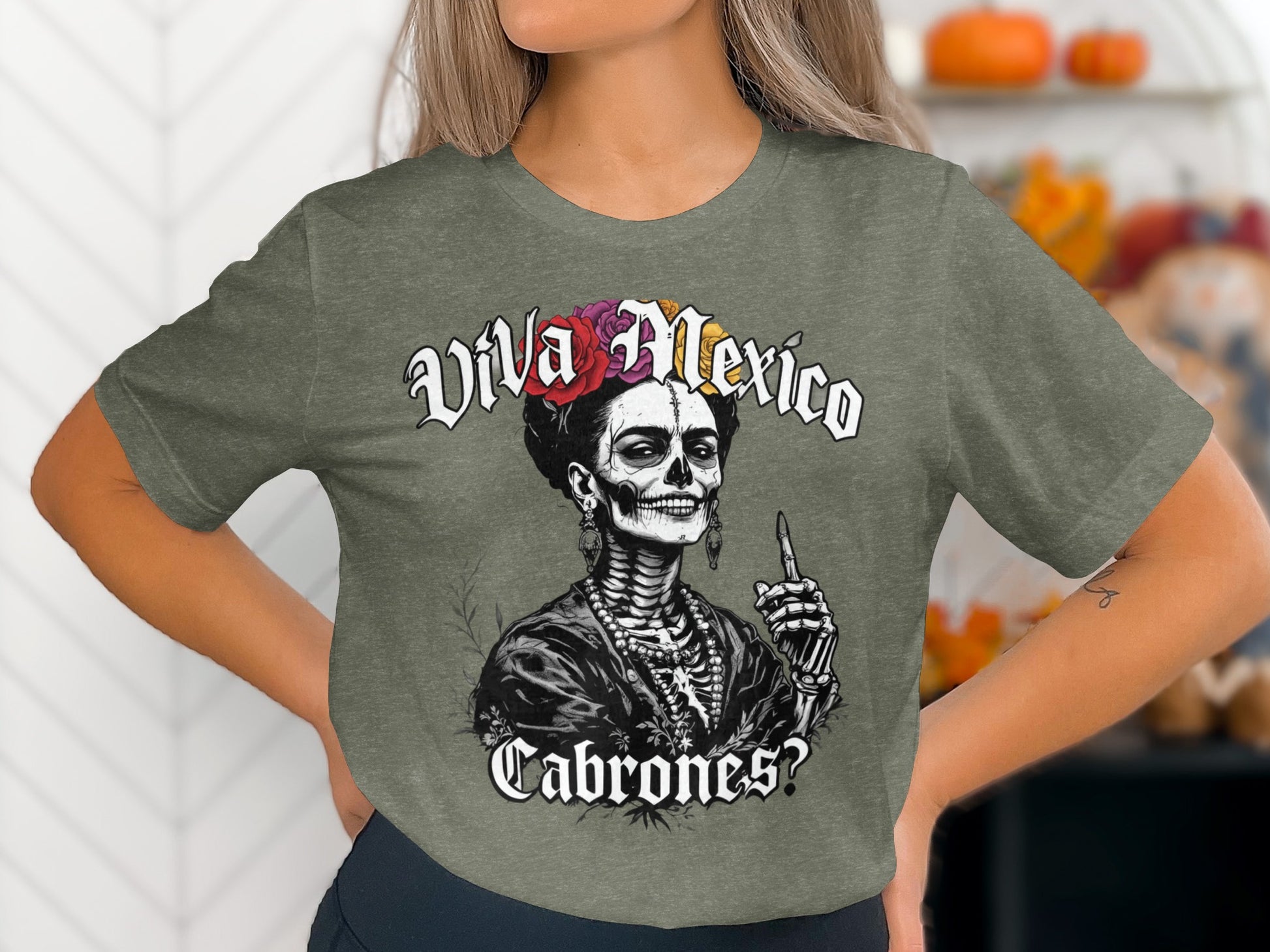 Viva Mexico Cabrones Graphic T-Shirt Product