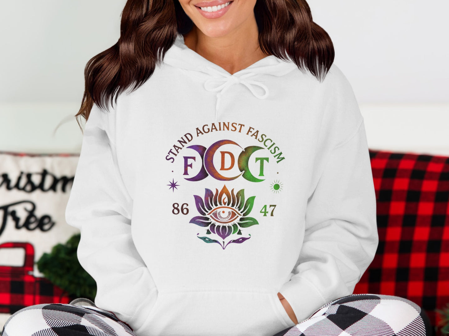 Stand Against Fascism 86 47 Hooded Sweatshirt product