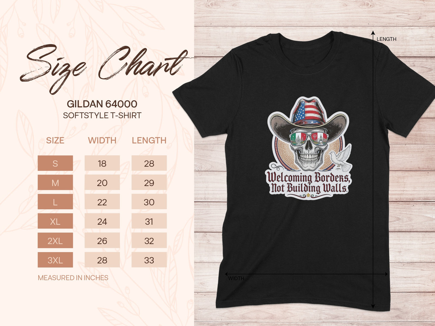 Welcoming Borders Not Building Walls T-shirt product type