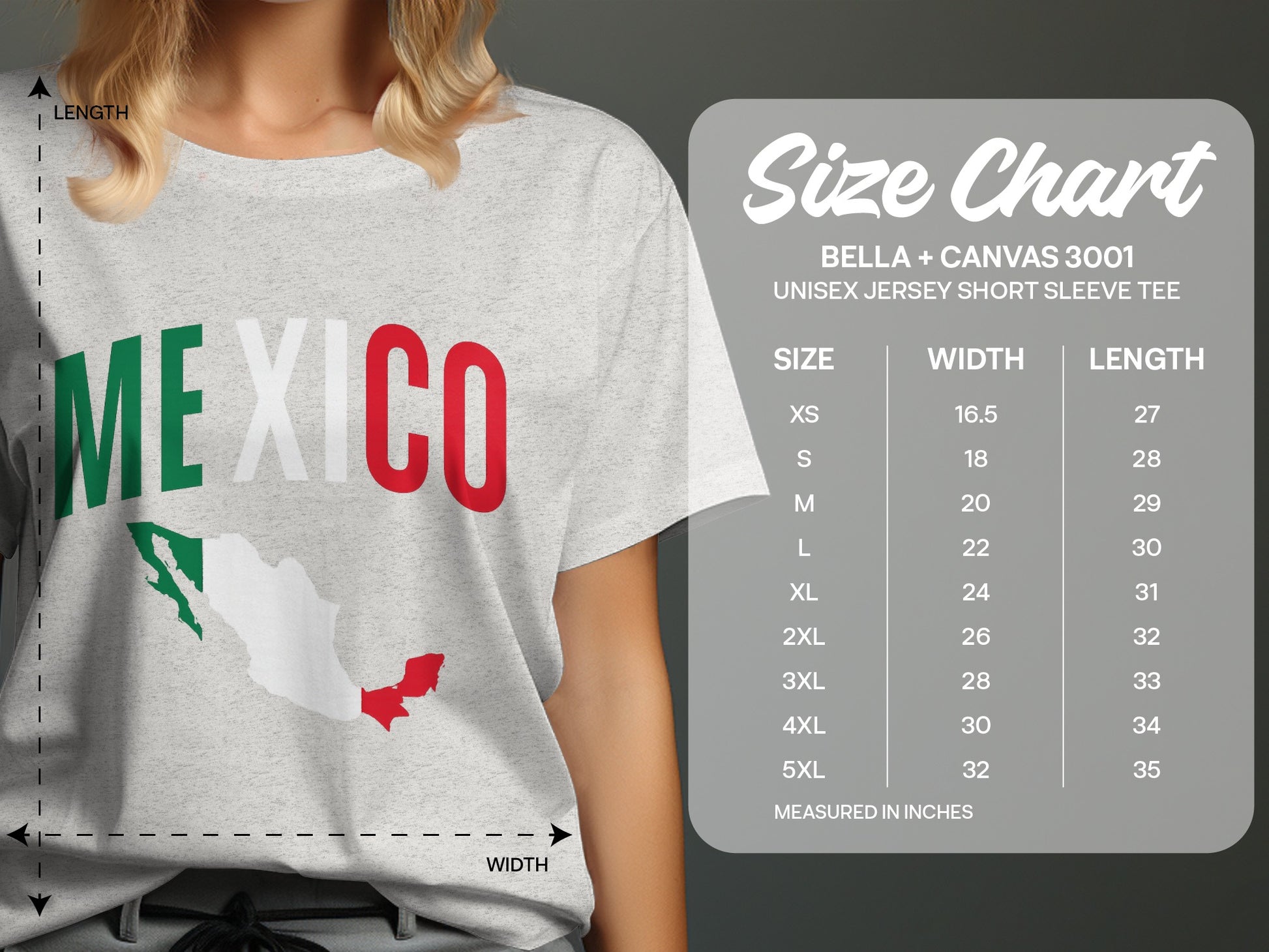 Mexico Map Unisex Jersey Short Sleeve Tee product