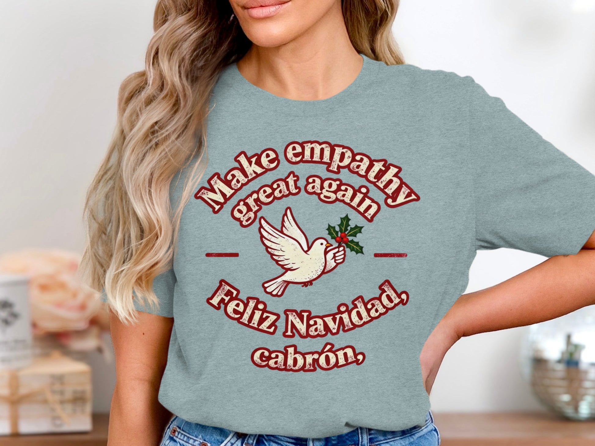 Make Empathy Great Again Feliz Navidad T-Shirt