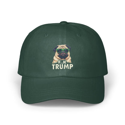 Statement Pug Design Green Cap Product
