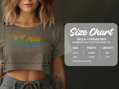 Bless Your Heart Women's Crop Tee product