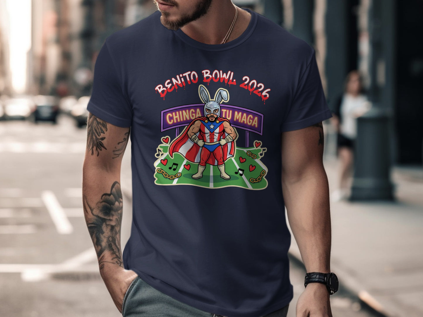 Benito Bowl 2026 Chinga Tu Maga Graphic Design Shirt