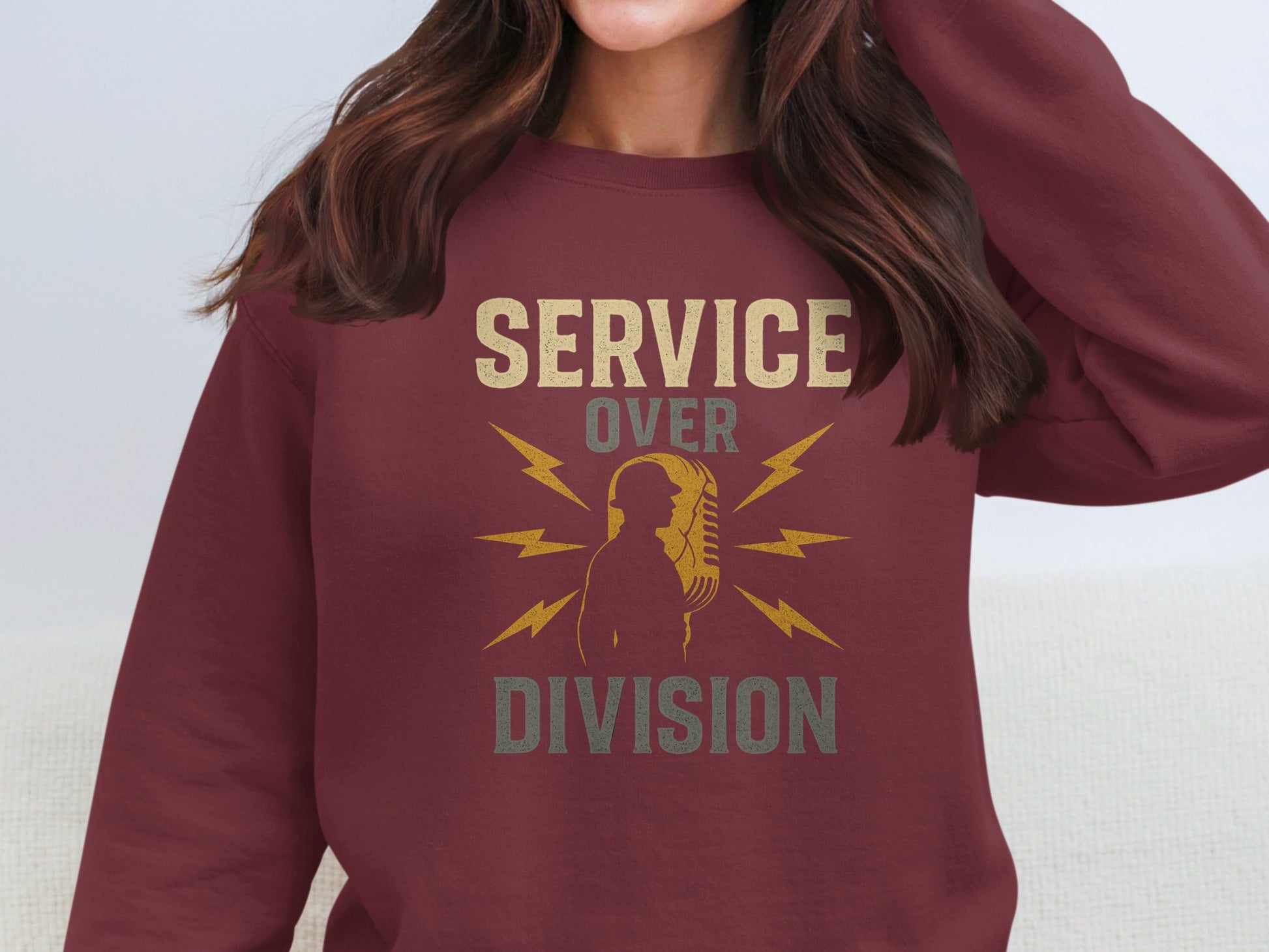 Service Over Division Sweatshirt product