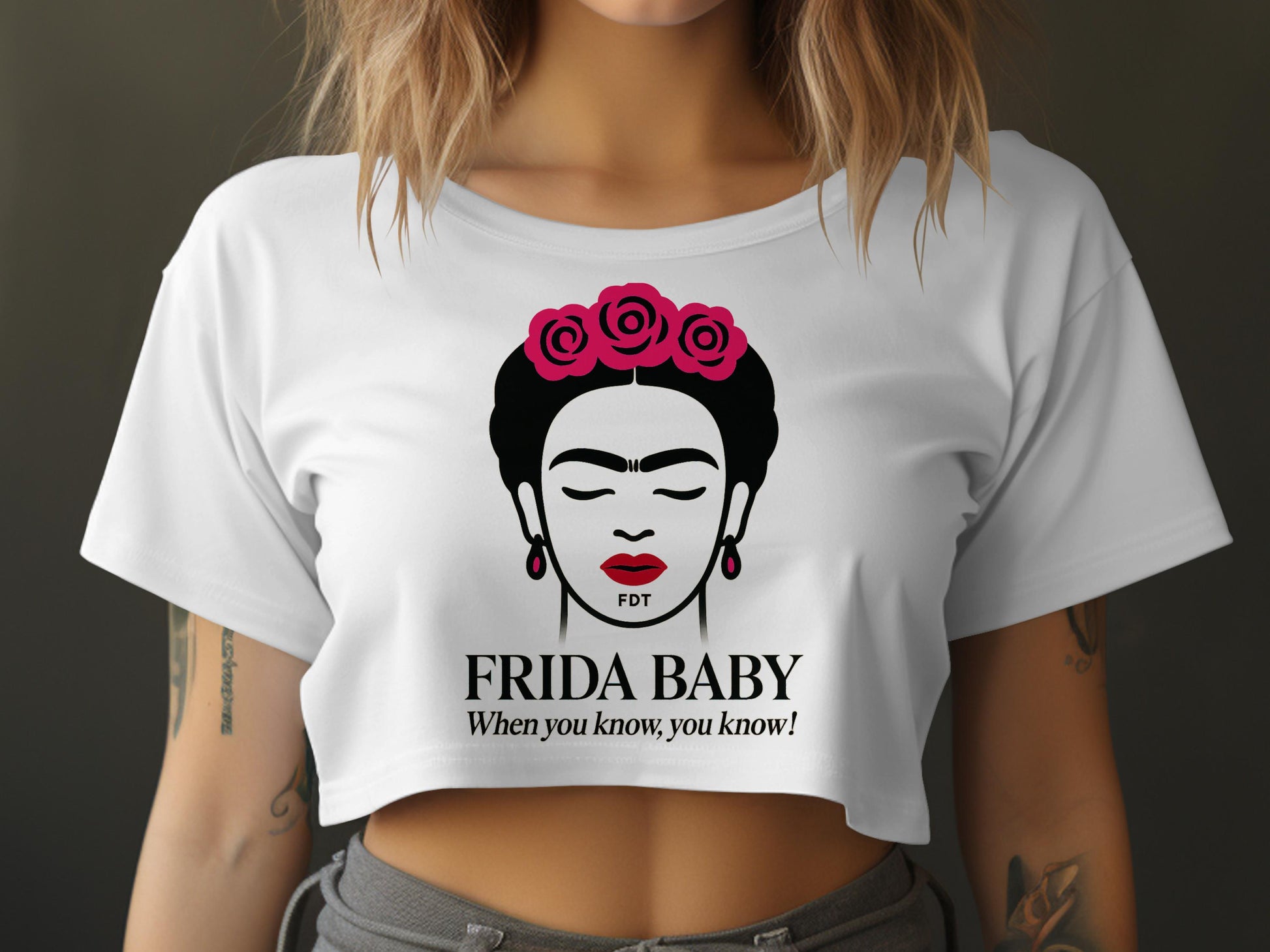 Frida Baby When You Know You Know Crop Top product