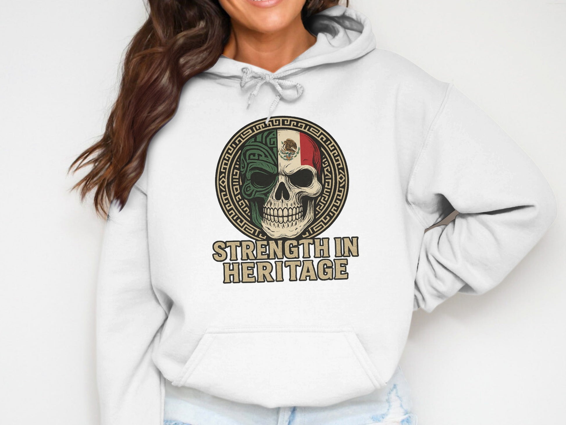 Strength In Heritage Skull Hoodie Product