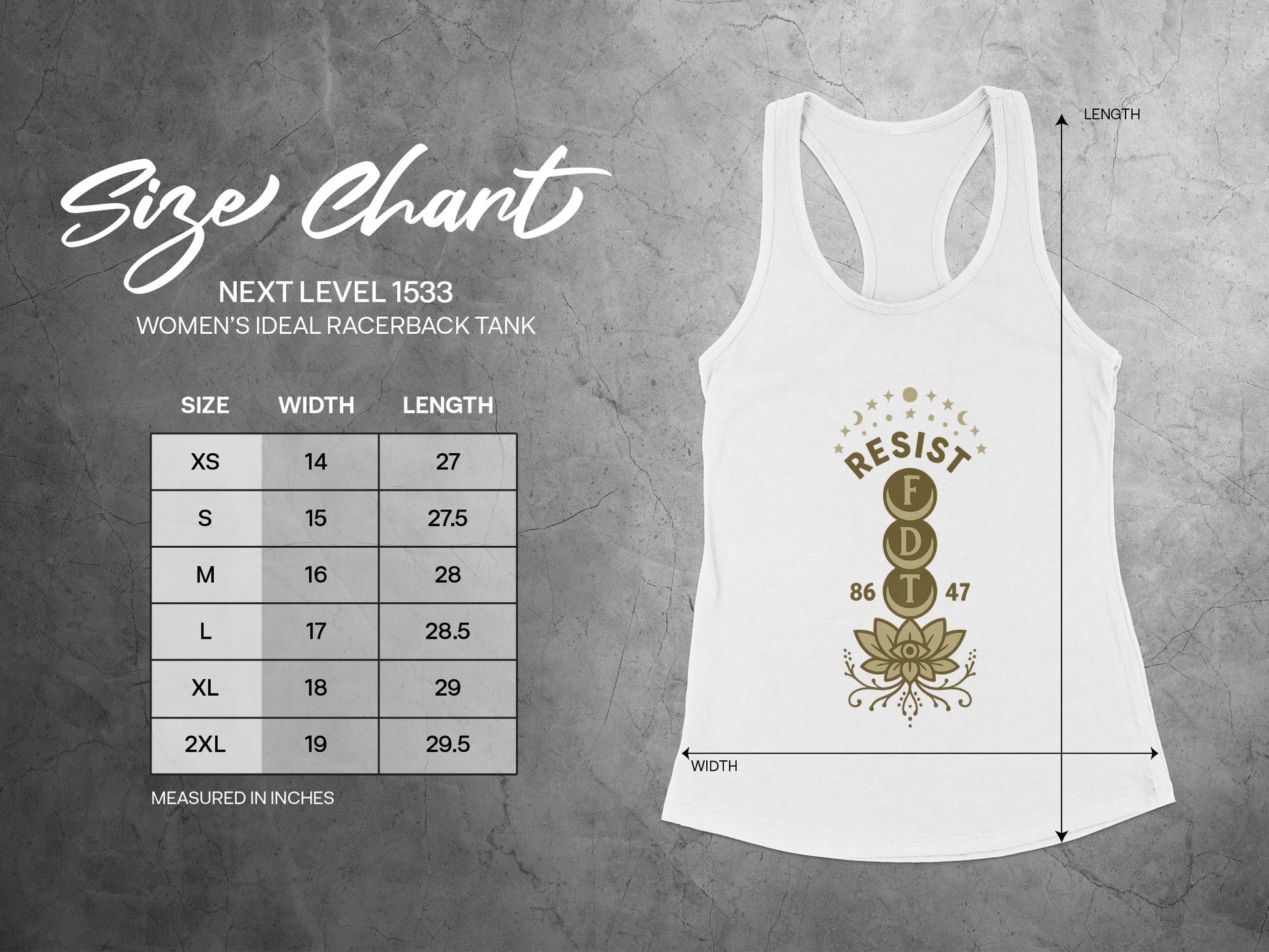 Resist Flower Women's Ideal Racerback Tank product