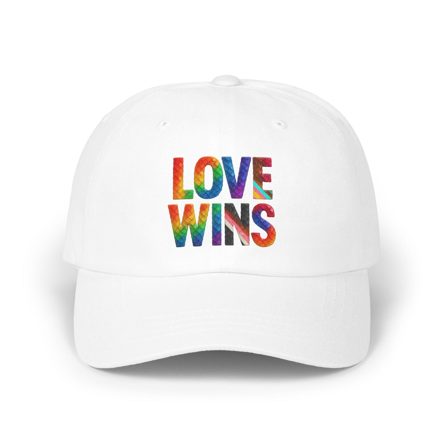 Love Wins Colorful Statement Design Hat product type
