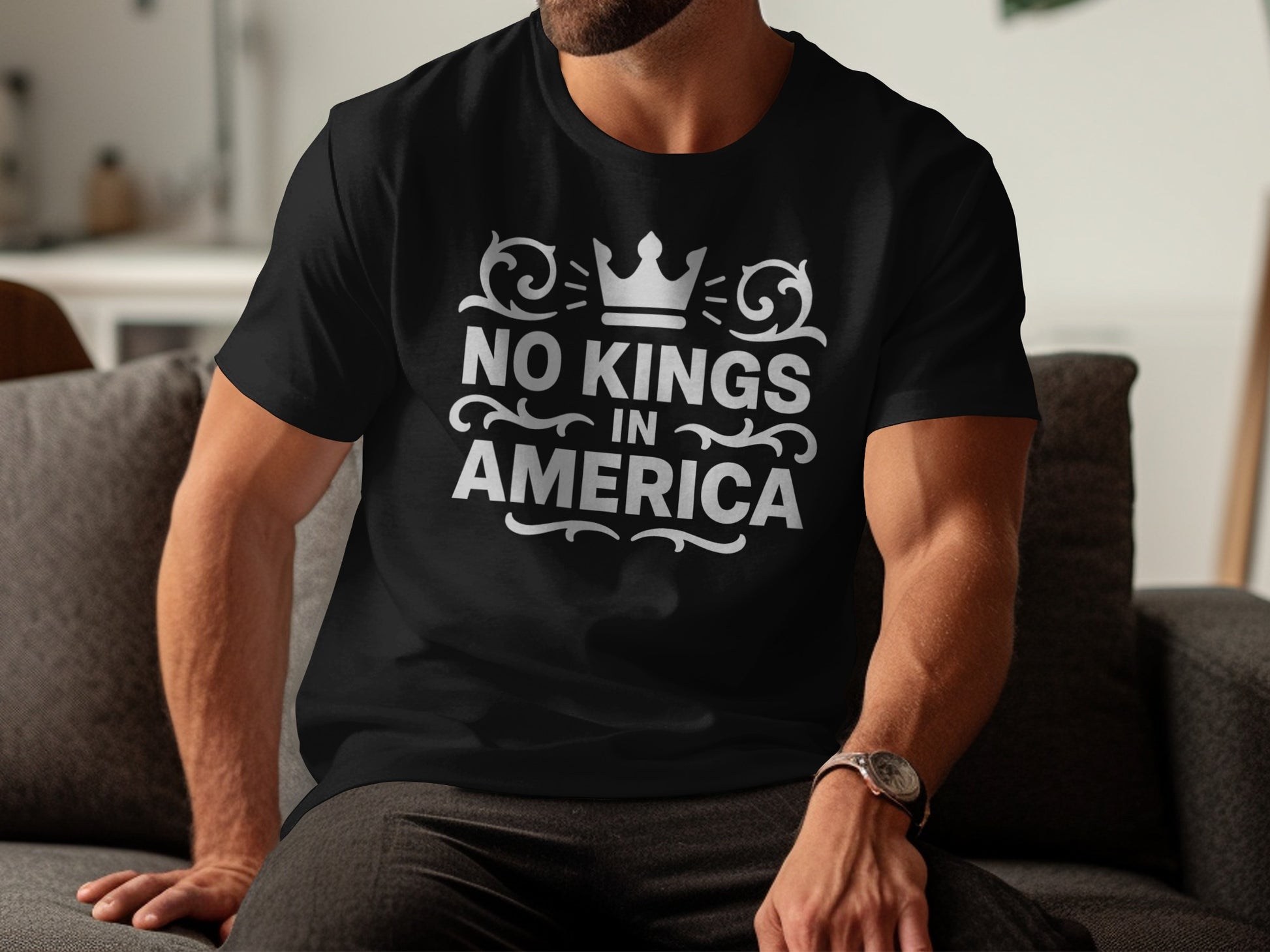 No Kings In America Graphic T Shirt product type