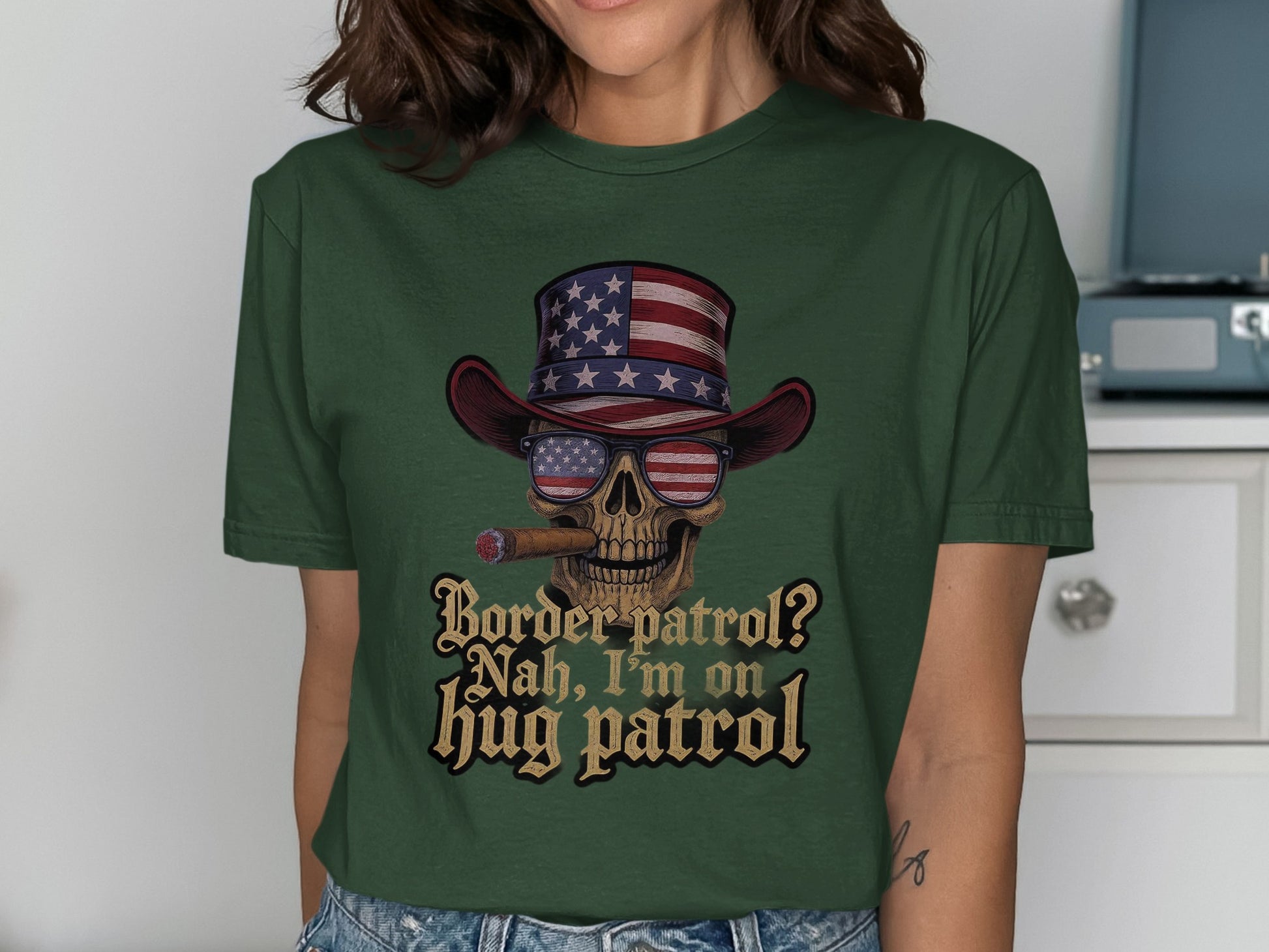 Border patrol Nah I'm on hug patrol T-shirt product
