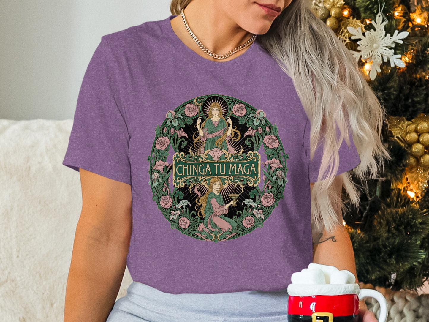 Chinga Tu Maga Graphic Tee for Unique Fashion Style