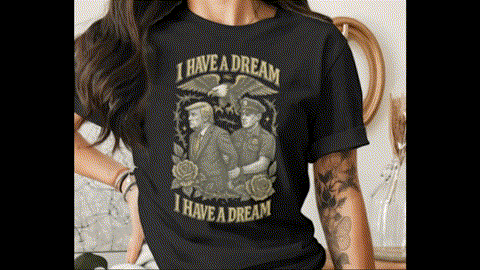 Anti Trump Shirt I Have a Dream FDT Graphic T-Shirts