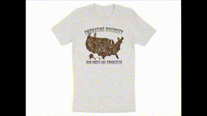 Embracing Diversity Roots Connected Graphic T-Shirts