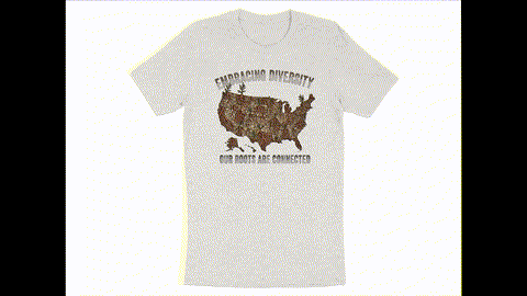 Embracing Diversity Roots Connected Graphic T-Shirts