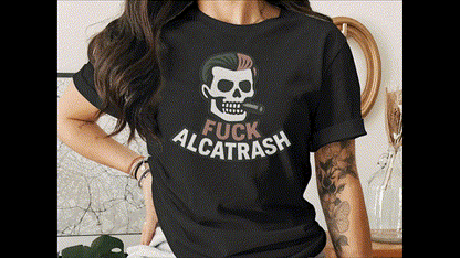 Anti Trump Shirt FDT Chinga Tu Maga Skull Alcatrash T-Shirts