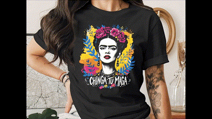 Anti Trump Frida Kahlo Chinga Tu Maga FDT T-Shirts