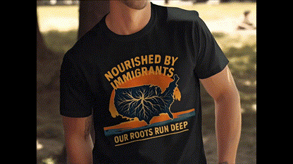 Anti trump shirt FDT Chinga Tu Maga Nourished by Immigrants T-Shirts
