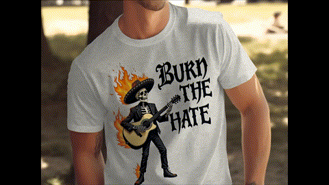 Anti trump shirt FDT Chinga Tu Maga Burn The Hate T-Shirts