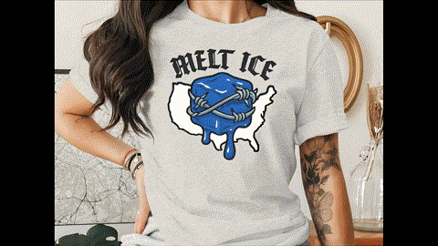 Anti Trump Shirt FDT Melt Ice Graphic Design T-Shirts