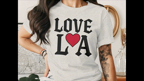 Anti Trump Shirt FDT Love LA Heart Design T-Shirts