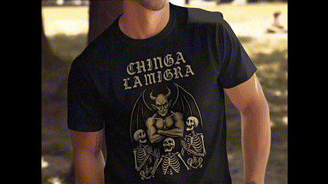 Chinga La Migra Halloween Anti Trump Skeleton T-Shirts