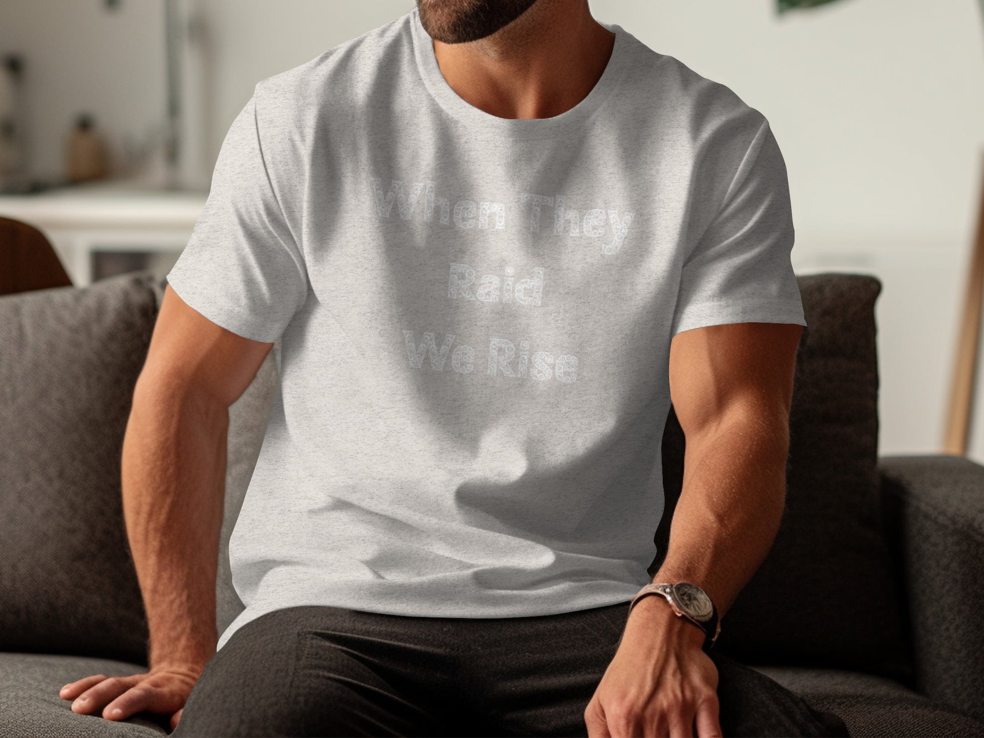 When They Raid We Rise Graphic Tee product type