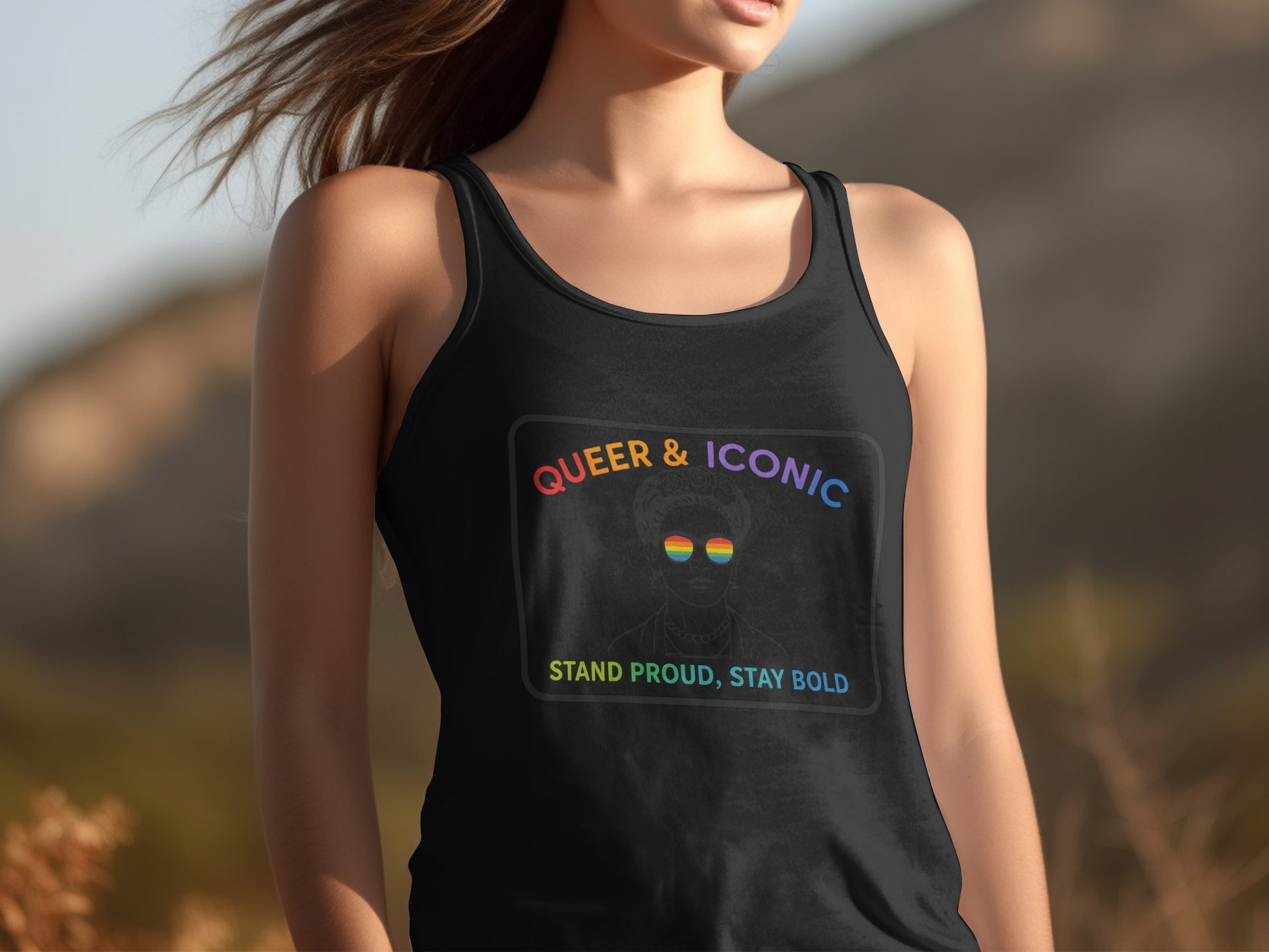 Queer and Iconic Stand Proud Stay Bold Tank Top