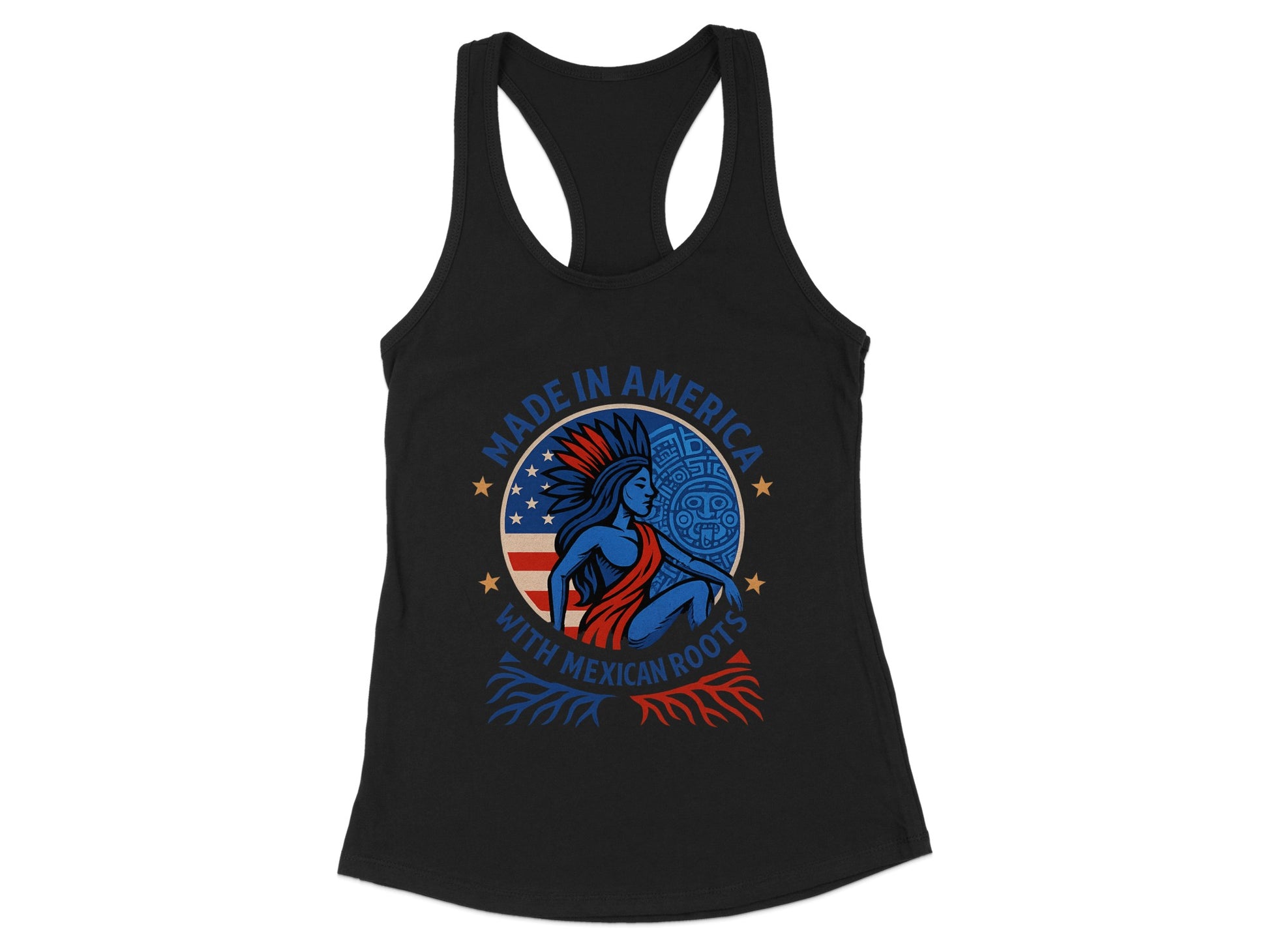 Made In America With Mexican Roots Tank Top