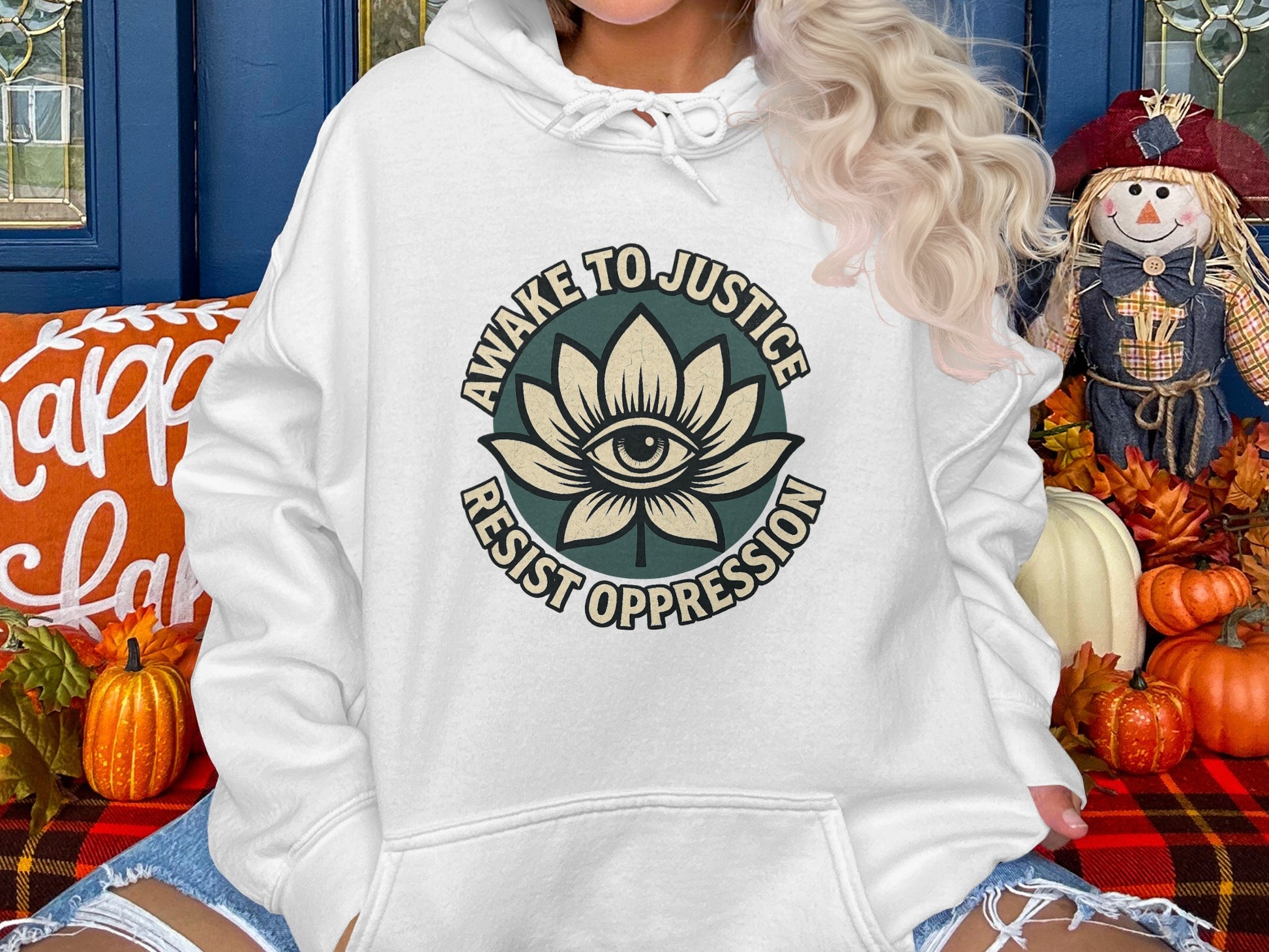 Awake to Justice Resist Oppression Hoodie product